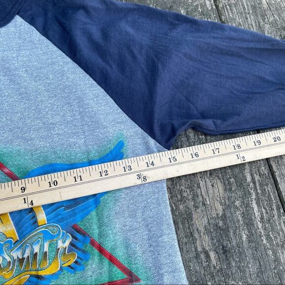 Aerosmith 80s Concert Band Rock Hard Place T Shirt - Picture 8 of 11